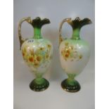 2 JAMES KENT GILDED, TALL JUGS