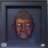 FRAMED BUDDHA PLAQUE