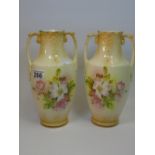 JAMES KENT TWIN HANDLES VASES