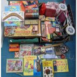 2 BOXES OF ASSORTED ITEMS INCLUDING SCRABBLE