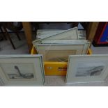 20 FRAMED & GLAZED PRINTS OF VARIOUS SCENES AROUND GREAT BRITAIN