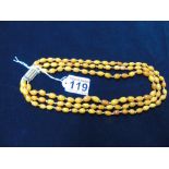 AMBER NECKLACE 35 GRAMS