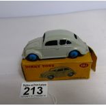 RARE GREY BOXED DINKY VOLKSWAGEN BEETLE 181