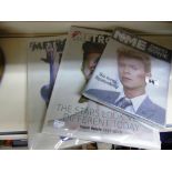 2 SEALED PACKS OF METROS REGARDING DAVID BOWIE & PRINCE + SEALED PACK NME REGARDING DAVID BOWIE