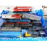 ASSORTED TRAIN ENGINES, INCLUDING TYCO & COX