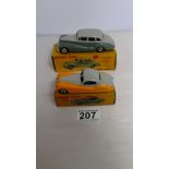 2 BOXED DINKY CARS 150 AND 157