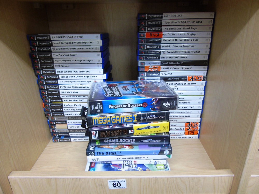 QUANTITY OF PS2 GAMES, WII GAMES + OTHERS