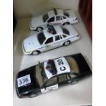 3 AMERICAN POLICE CAR MODELS