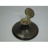 HALL MARKED SILVER INKWELL