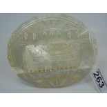 MOTHER OF PEARL PLAQUE, THE LAST SUPPER