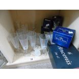 QUANTITY OF GLASSES, SOME BOXED