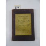 STANFORDS 2" LINEN MAP OF LONDON & ITS ENVIRONS 1913, FOLDING TO FORM A BOOK