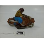 CLOCKWORK MOTOR CYCLE TOY