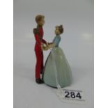 CINDERELLA & PRINCE CHARMING CLOCKWORK TOY