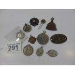 MEDALS & MEDALLIONS INCLUDING JFK STERLING SILVER MEDALLION