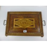 INLAID WOODEN TRAY