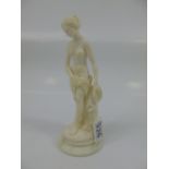 ITALIAN ALABASTER FIGURE BY A GIANNELLI OF A NUDE