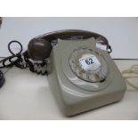 VINTAGE GREY 70S TELEPHONE