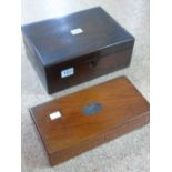 2 VINTAGE BOXES INC WRITING SLOPE