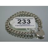 HALL MARKED SILVER BRACELET