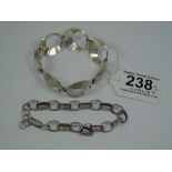 X 2 925 SILVER BRACELETS