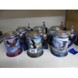 6 COLLECTORS STEINS