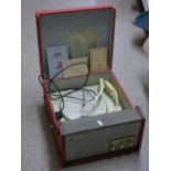 EKCO RECORD PLAYER WITH INSTRUCTION BOOKS