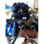 3 PAIRS OF CASED BINOCULARS