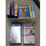 BOX OF ADULT VIDEOS 'ELECTRIC BLUE'