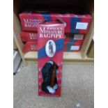 BOXED 'FAMOUS MINIATURE BAGPIPES' X 8