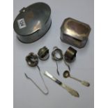 QUANTITY OF PLATED WARE INCLUDING JEWELLERY BOXES
