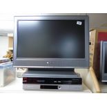 SONY 26" LCD TV + PHILIPS DVD/VIDEO PLAYER