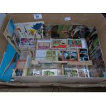 LARGE COLLECTION OF TRADING CARDS/ POSTCARDS INCLUDING, BATMAN & POPEYE