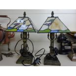 2 TIFFANY STYLE LAMPS