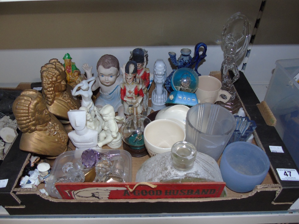 MIXED LOT INCLUDING FAIRIES, BUSTS & FIGURES