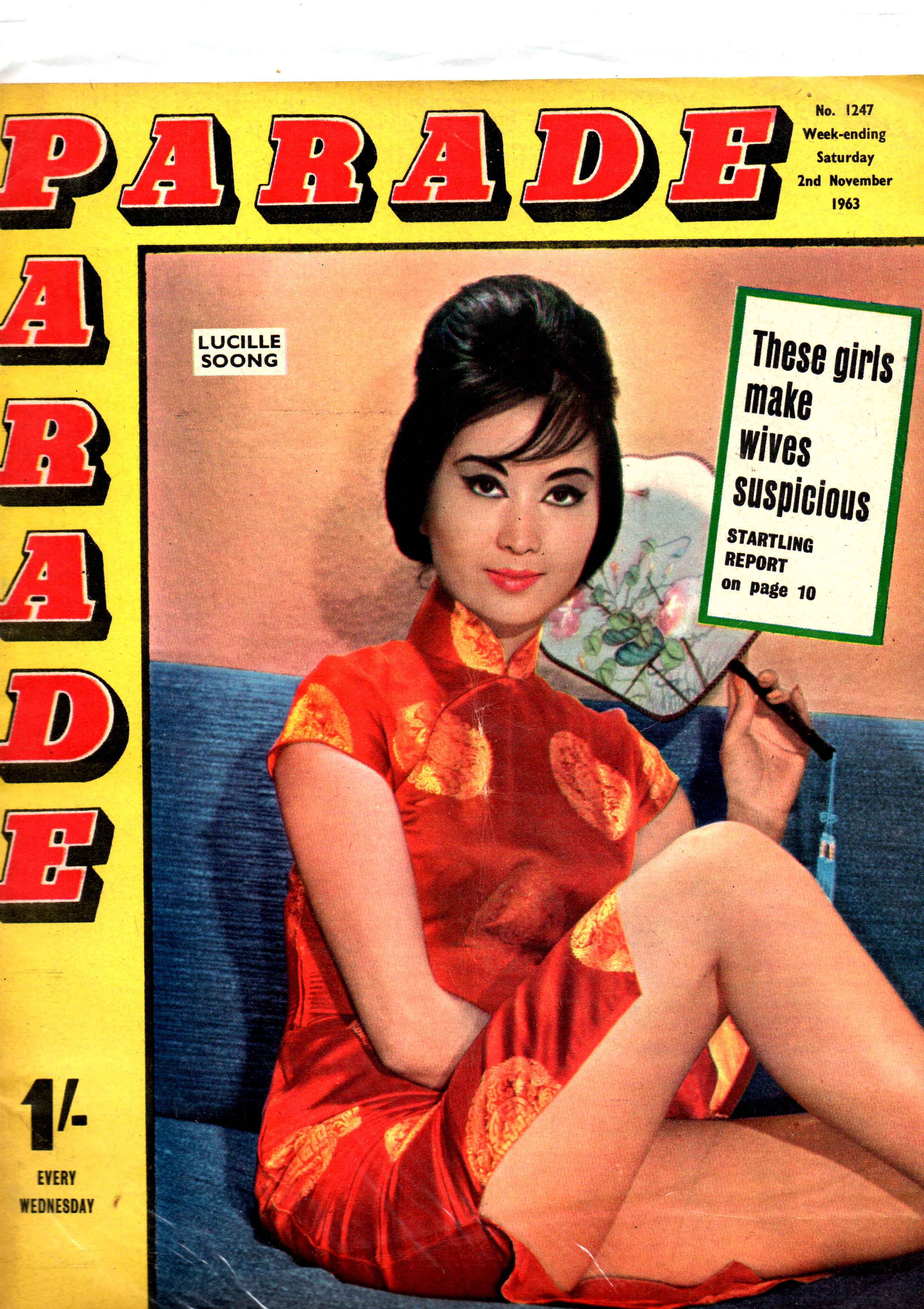 Parade magazine 1963 & 64 -6 together with four glamour colour photographs Reserve: £5