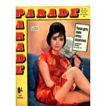 Parade magazine 1963 & 64 -6 together with four glamour colour photographs Reserve: £5