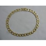 14ct two colour gold necklace, approx 43.3g