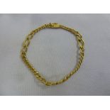 18ct gold bracelet, approx 9.0g