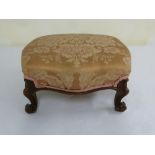 Victorian upholstered foot stool