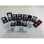 A quantity of Halcyon Days covered trinket boxes in original packaging  (15)