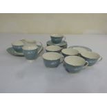 Royal Doulton Reflection TC1008 teaset to include cups, saucers, milk jug and sugar bowl in original