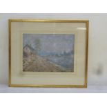 William Mason framed pastel of a country cottage, details to verso, signed bottom right, 23 x 31cm
