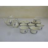 Villeroy & Boch Vieux Luxembourg teaset to include cups, saucers, plates, teapot and milk jug (20)