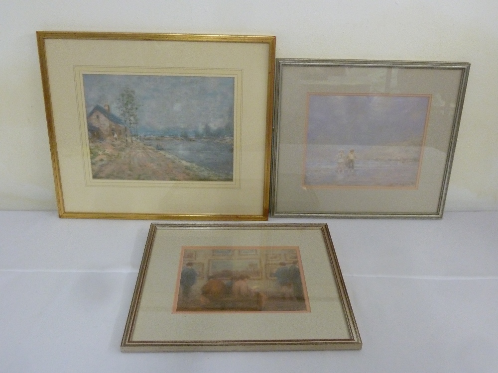 Three watercolours by William Mason, 23 x 31.5cm, 21 x 26cm, 17 x 23cm