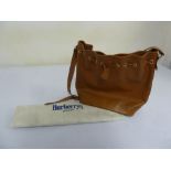 Burberry London tan leather ladies bag