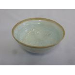 Chinese 19th century white glazed rice bowl