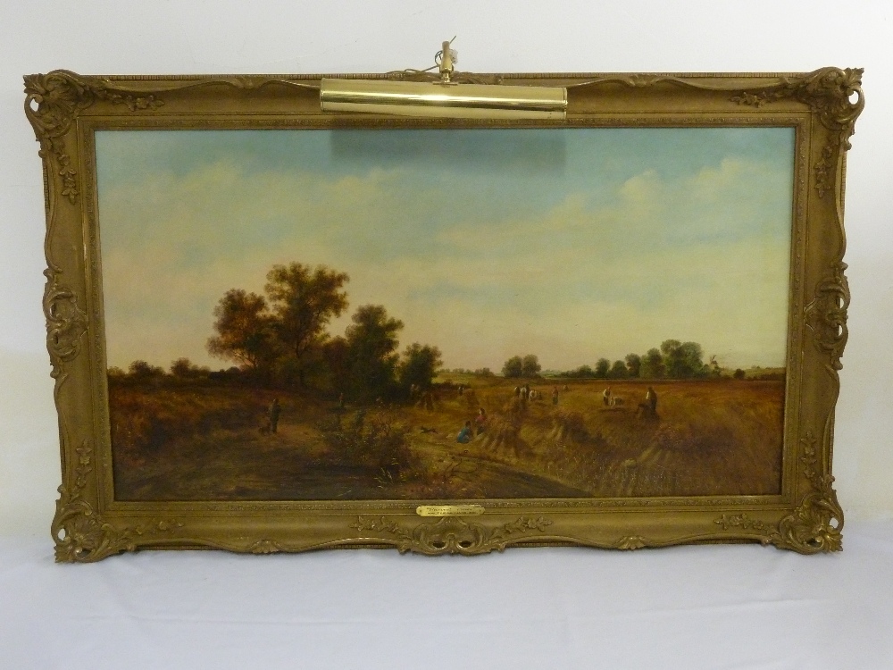 Walter Williams 1885 Harvest Time oil on canvas, signed bottom right, to include provenance, 60 x