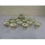 Royal Doulton Glammis Thistle teaset to include cups, saucers and plates (41)