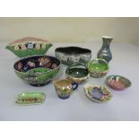 A quantity of Maling porcelain to include bowls, vases and dishes (10)